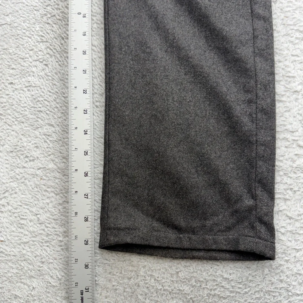 Banana Republic Emerson Pant Men 32x30 Gray Wool Blend Nova Fides Italian Fabric